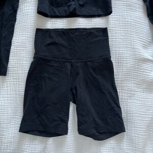 TNA Black Bike Shorts